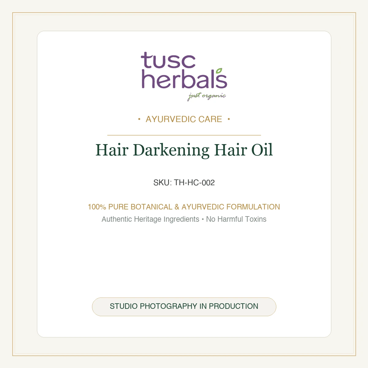 Hair Darkening Hair Oil