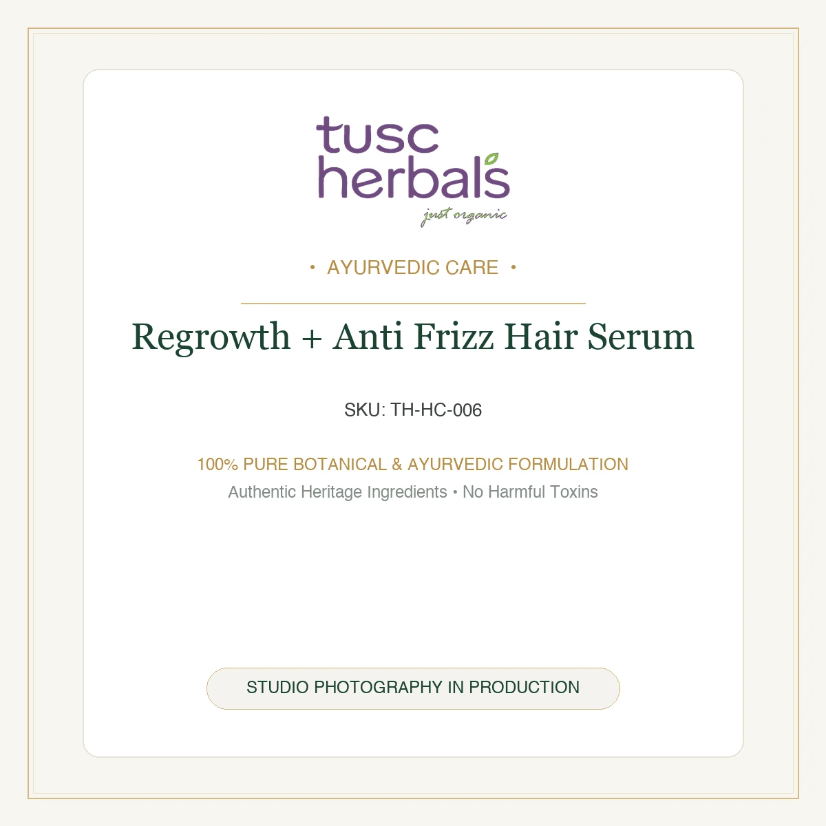 Regrowth + Anti Frizz Hair Serum