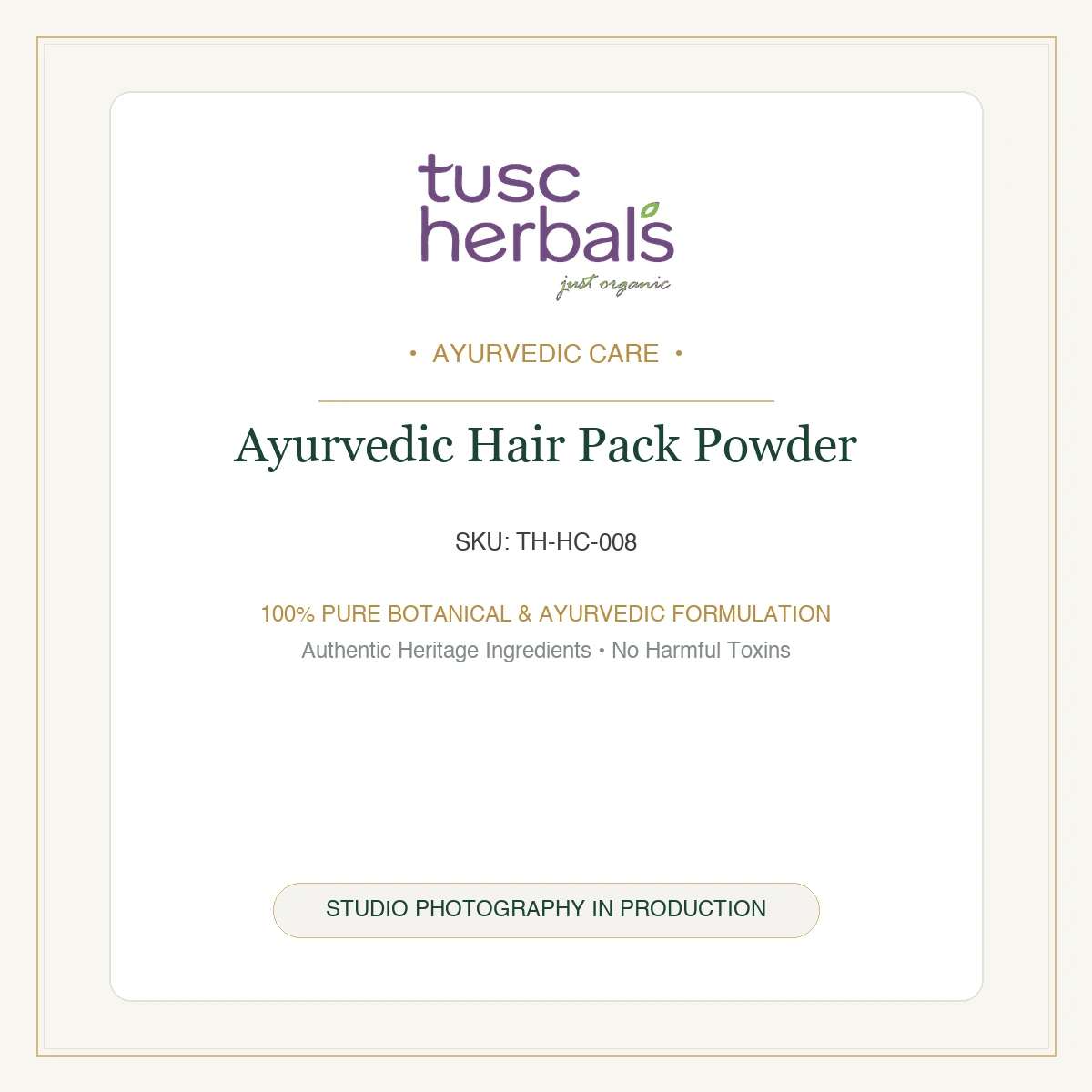 Herbal Hair Pack Powder