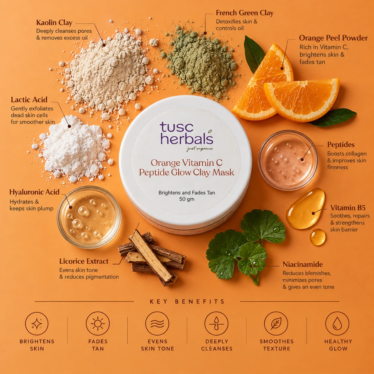 Orange Vit C Clay Mask - Image 2