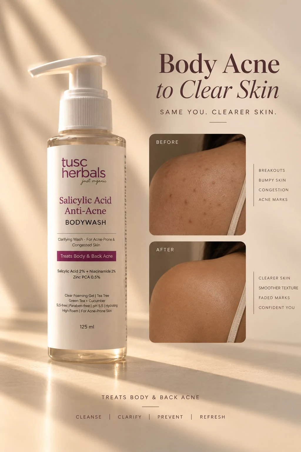 Salicylic Anti Acne Body Wash - Image 2